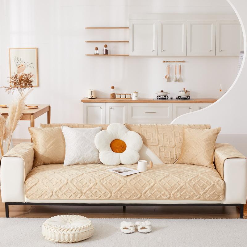 Winter Plush Sofa Cushion Modern Simple And Versatile Universal Non-Slip Sofa Cover Four-Season Universal Sofa Cover Cloth Towel