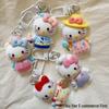 Cartoon KT Cat Resin Accessories for DIY: Hair Clips, Phone Cases, Magnets, Keychains, Jewelry Pendants.