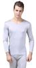 MAYUDAMA Silk Pure Silk Knit Pajama Available In Various Sizes and Colors Silver Set, Men's Open-Front Underwear, Warm, Moisturizing, Antibacterial,