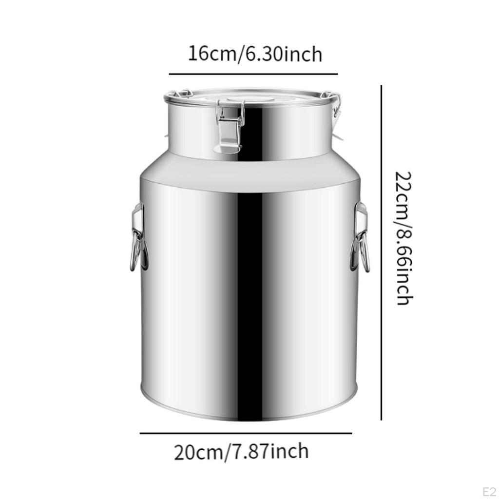 Банка из нержавеющей стали для рассыпного чая, большая емкость, герметичная банка для хранения в отеле