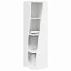 Corner Shelf Unit 27.5 x 27 x 102 cm Engineered Wood