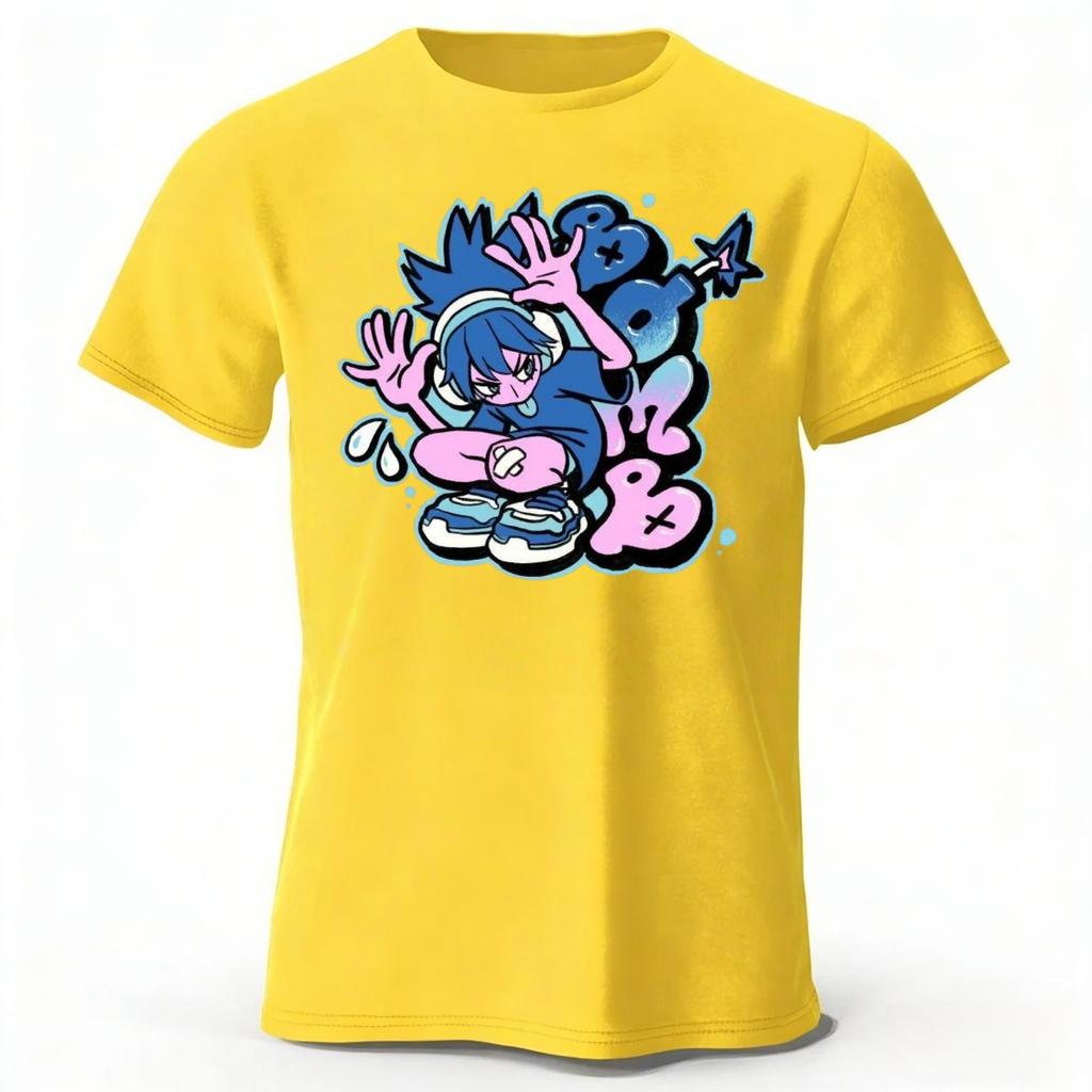 Summer Trendy Street Hiphop Girl Pure Cotton Short Sleeved MenWomen Daily Street Wear Plus Size Comfortable Casual Tshirt