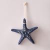 Starfish Hanging Decoration Coastal Starfish Ornament Beach Decor Resin Starfish Pendant for Home Bedroom Living Room Seaside Wedding Background Wall