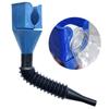 Plastic Foldable Refueling Funnel Car Motorcycle Refueling Gasoline Engine Oil Funnel Filter Transfer Tool Auto Accessories