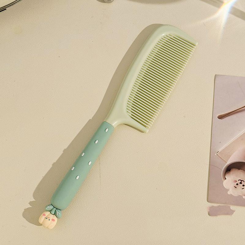 1 шт. Милая щетка для волос для детей и девочек, модная цветочная милая щетка для волос для девочек, силиконовая ручка, прямая детская женская расческа для волос