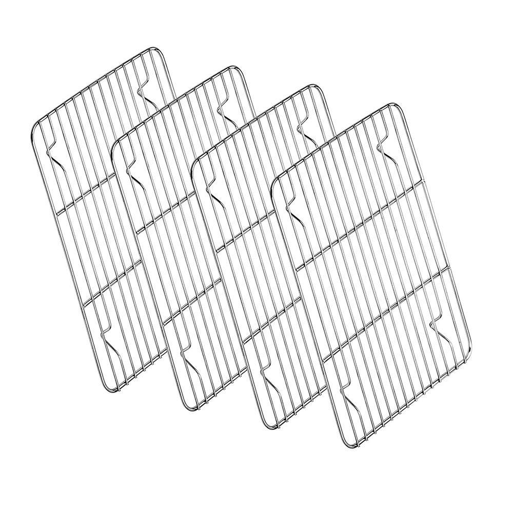 Wire Racks Square Baking Plate Nonstick Pizza Barbecue Shelf Healthy Baking Tray  Home