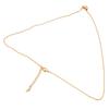 Women Necklace Heart Shape Pendant Gold Plating Fashionable Lady Necklace for Daily Party Dating
