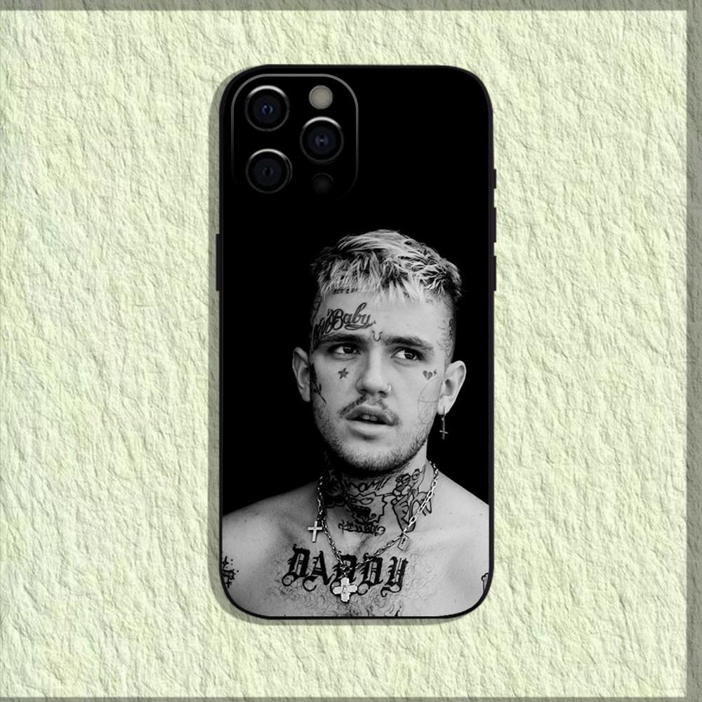 Чехол на телефон L-Lil Peep Cry Baby для iPhone 16,15,14,13,12,11,Pro,X,XS,Max,XR,Plus,Mini Мягкий черный чехол