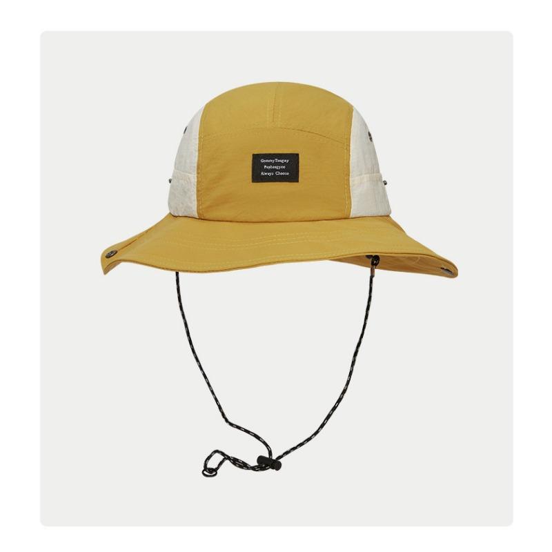 Color Matching Bucket Hat Sun Protection Sun Hat Men and Women Summer Hiking Camping Quick Drying Mountaineering Hat Travel Leisure Basin Hat