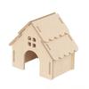 Durable Hamster House Natural Wooden Small Pets Hideaway New Hamster Hide Villa  for Chinchilla
