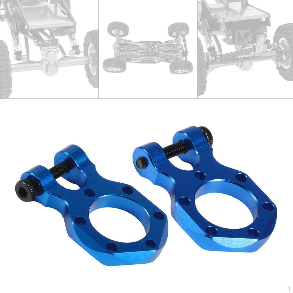 2 Pieces RC Car Tow Hook Horseshoe Buckle Aluminum Alloy for 1/10 Scale Crawler Truck Upgrade