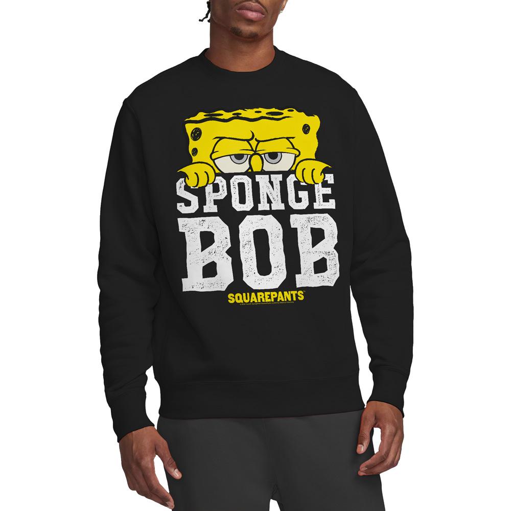 Толстовка унисекс для взрослых SpongeBob SquarePants с большим значком