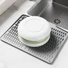 Силиконовый коврик для слива в скандинавском стиле, термостойкий, прямоугольной формы, с наклонной конструкцией, нескользящий коврик для сушки посуды, кухонный аксессуар
