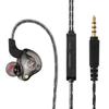 X2 Wired Headset In-ear Monitor Headphones Hifi Subwoofer Mobile Phone Music Earbuds For Sports