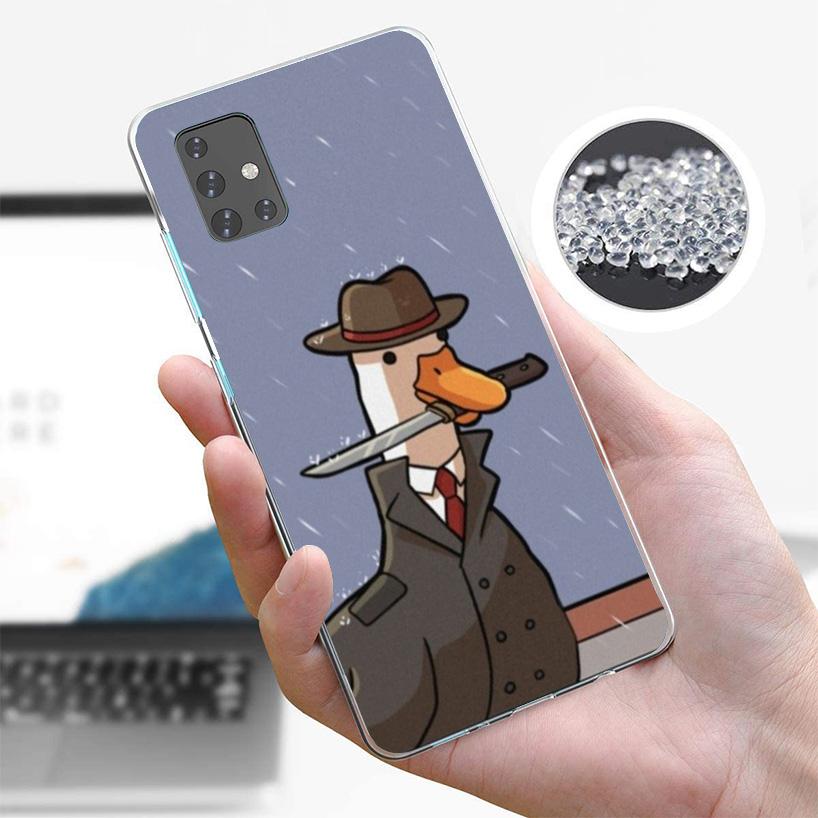 Мультяшный Милый Гусь Игровой Чехол Для Телефона Для Samsung Galaxy A52 A32 A22 A12 A51 A31 A50S A30S A20S A10S Note 20 Ultra 10 Plus S10 A72