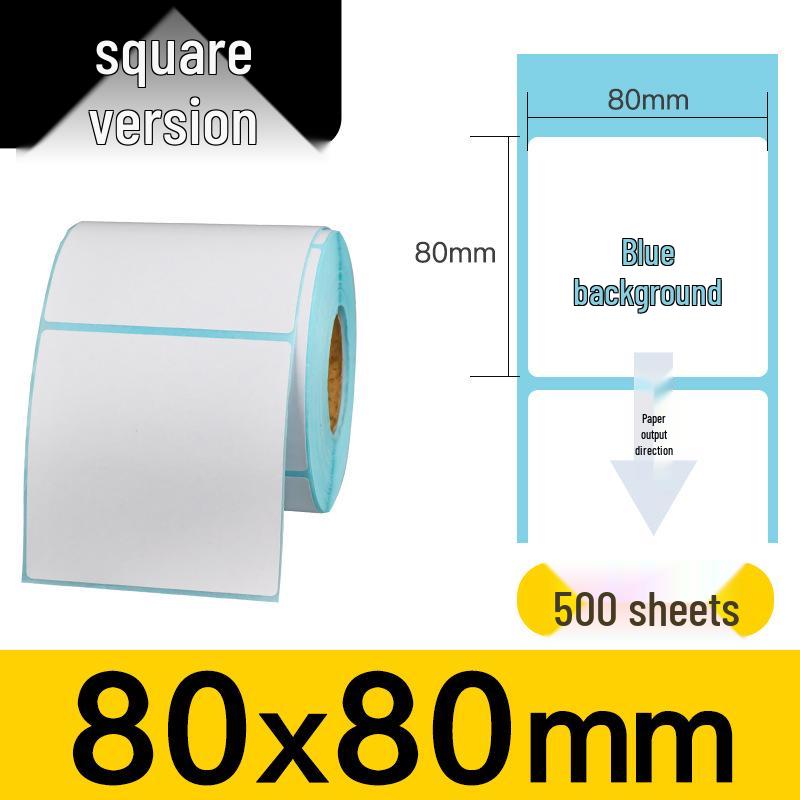 100x100x150mm Three-Proof Self-Adhesive Thermal Label Paper for Barcode Printing