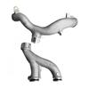 Aluminum Reinforced Thermostat Water Pipe 2PCS For Land Rover For Jaguar LR186859 AJ814311 LR186917 AJ814312
