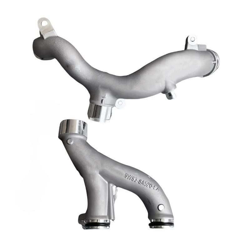 Aluminum Reinforced Thermostat Water Pipe 2PCS For Land Rover For Jaguar LR186859 AJ814311 LR186917 AJ814312