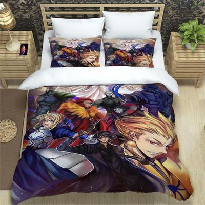 Fate/stay Night HD Принт Комплект Постельного Белья из Трех Предметов Модная Вещь для Мальчиков или Взрослых Для Кроватей Пододеяльники Наволочки Подарок