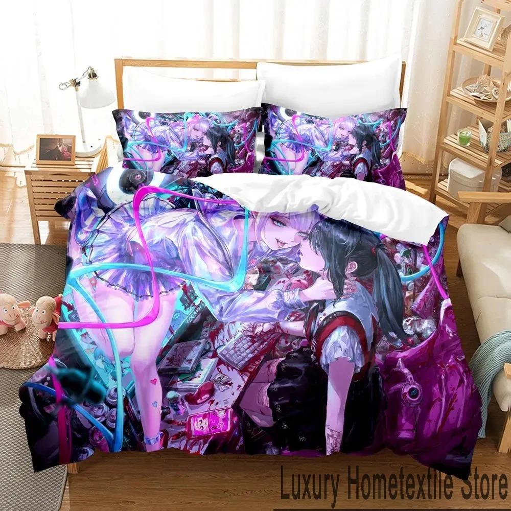 3D-принт Needy Streamer Overload Anime Комплект постельного белья для мальчиков и девочек Twin Queen King Size Пододеяльник Наволочка Кровать для мальчиков и взрослых