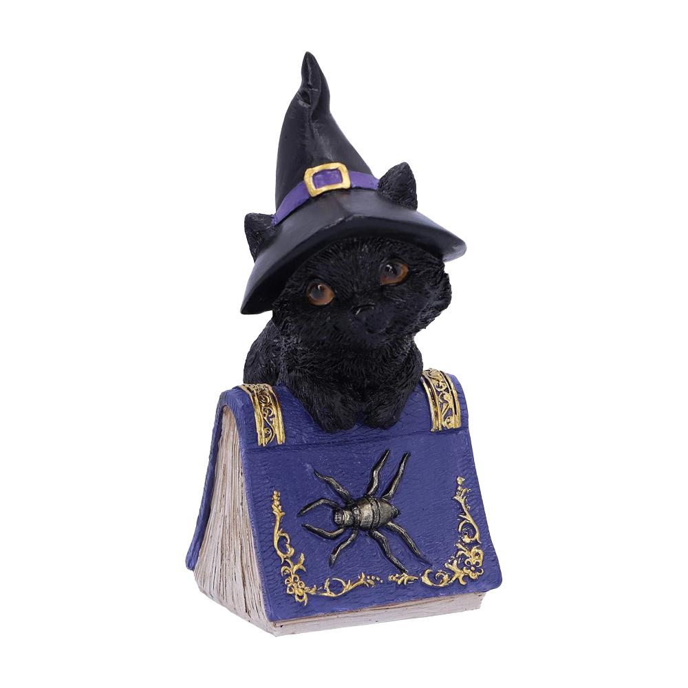 Nemesis Now Black Cat And Spellbook Collectable Figurine
