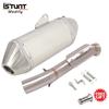 Motorcycle Exhaust Muffler Mid Link Pipe Espace Moto modify Slip On For KTM 790 890 ADV DUKE 790 890 Adventure R 2019 - 2025