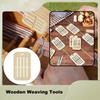 Wooden Weaving Tools Wooden Knitting Weaving Accessories DIY Wooden Auxiliary Tools