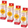Nittaku Large Ball 3 1 Dozen balls x 4 Star, (3 boxes), Orange, NB1010-4SET