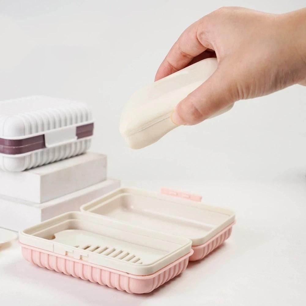 Thickened Travel Soap Dish Waterproof Soap Case Portable Plastic Soap Box  Dormitory