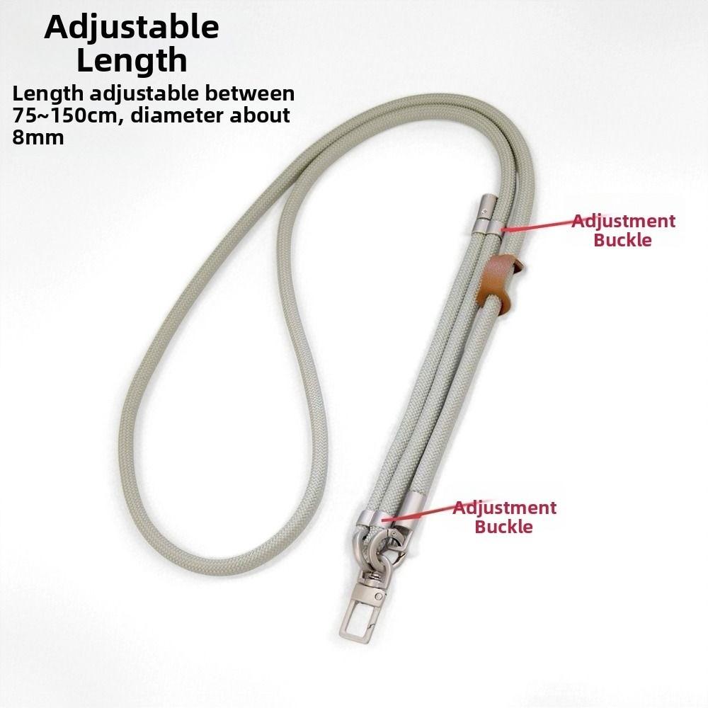 Metal Hook Adjustable Phone Strap Universal Long Hanging Rope New Phone Lanyard for Phone Case