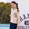 Champion Kids' Retro Half-Zip Long-Sleeve T-Shirt