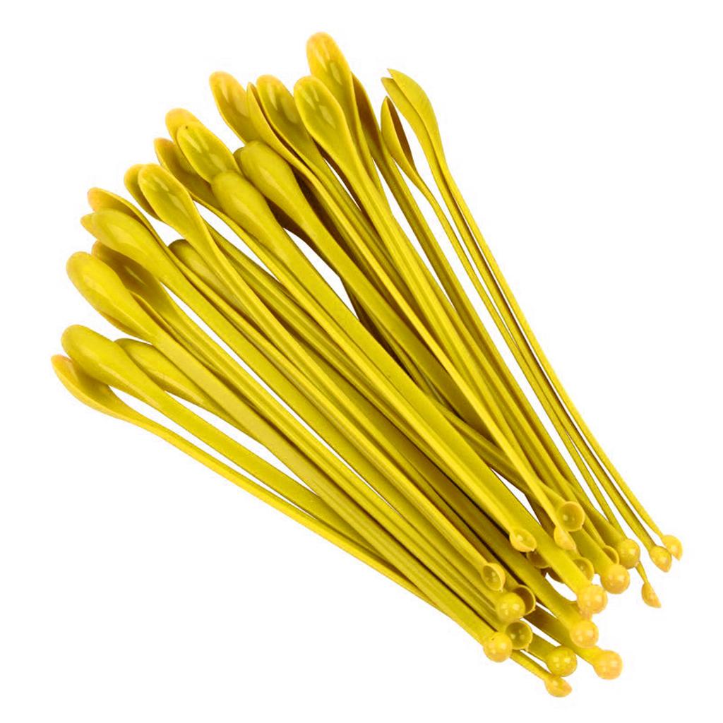 50 шт. Двусторонняя лабораторная лопатка для смешивания, лабораторная ложка для взятия проб, лабораторный шпатель для взятия проб реагентов для химии