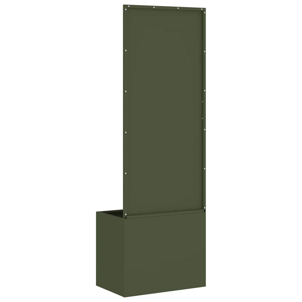 Garden Privacy Screen Canvas Olive Green 50 x 150 cm