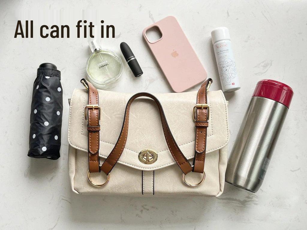 Трендовая женская сумка кроссбоди через плечо большой вместимости в французском стиле 2024