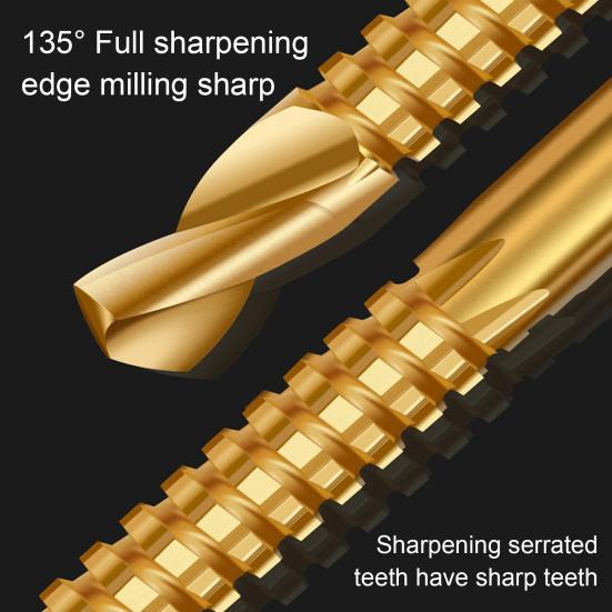 6 шт. 3/4/5/6/6.5/8 мм спиральные сверла из кобальта, сверхпрочные круглые сверла из нержавеющей стали, твердого металла, алюминия, пластика, режущие сверла, деревообрабатывающие инструменты