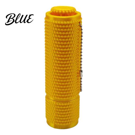 Stress Relief Gadget 3D Printed Spiky Fidget Toy with Ball Chain Gripper Sensory Portable Spinner & Clicker Travel Massage Stick Pain Stimming Tool