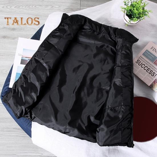 Мужской жилет с воротником-стойкой, безрукавка, пальто с карманами, застежка-молния, теплый, удобный пуховый жилет