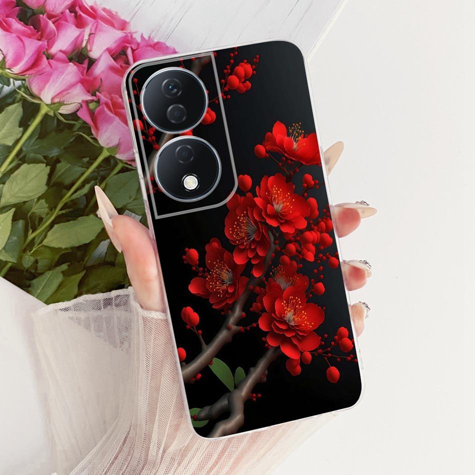 For Honor X7b CLK-LX2 2025 Cute Flower Butterfly Cat Painted Case For HonorX7b X 7B 4G 5G Soft Silicone TPU Phone Cases