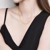 New Gold Simple Twist Clavicle Necklace: Layered Light Luxury European and American Choker