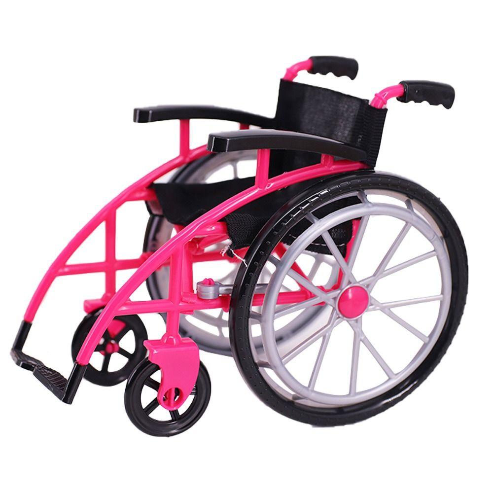 Детские Костыли Модель Gits DIY Кукольный домик Декор Кукольного домика Миниатюрная Инвалидная коляска Мебель Игрушка