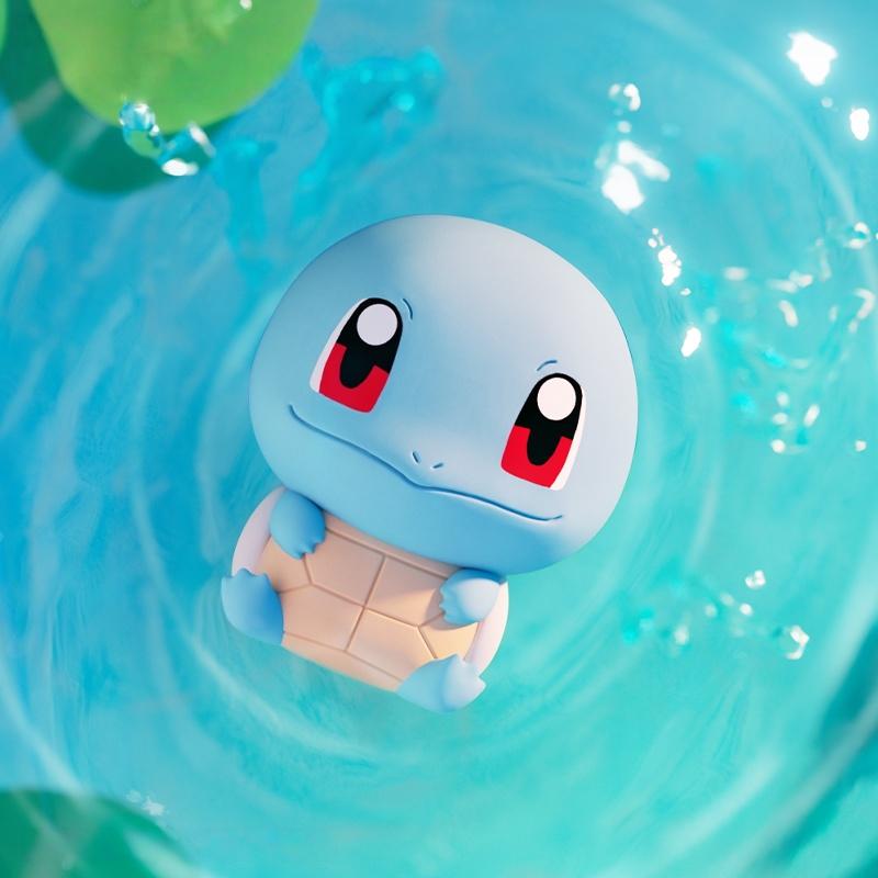 Anime Poke Ball Action Figures Mini Dolls of Dragonite Sylveon Gengar Vulpix by Genuine Original Model Ornament Toy Gift