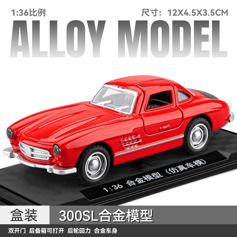 1:36 300Sl Hellcat Модель Литье под давлением Сплав Спортивный Автомобиль Седан Автомобиль Старый Стиль Пикап Металлическая Игрушечная Машина Коллекция Дисплей