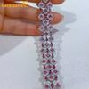 Sace Gems 925 стерлингового серебра 2*4 мм натуральный гранат драгоценный камень браслеты для женщин помолвка коктейль вечеринка изящные ювелирные изделия