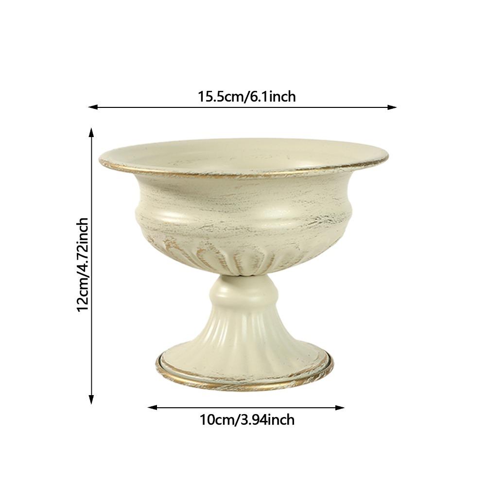 Multipurpose Flower Pot White Decorative Vase Vintage Urn Vase Flower Pot Living Room