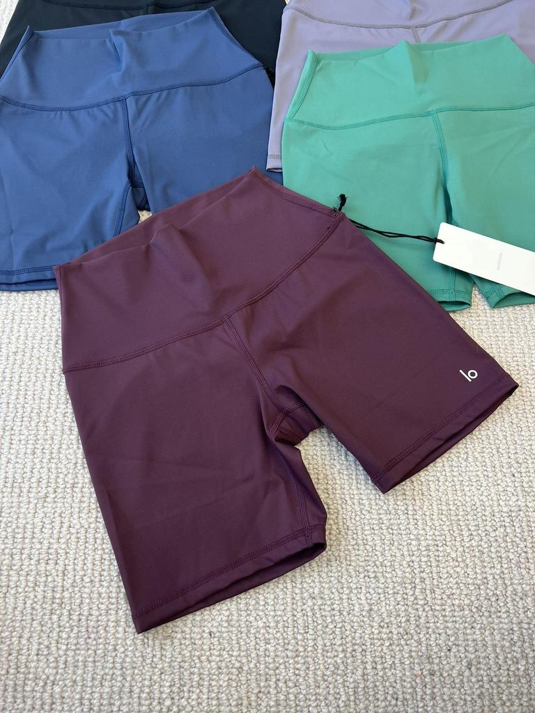 Короткие велосипедные шорты ALO Yoga с высокой талией, ощущение второй кожи - Фитнес-штаны для женщин, Подтягивающие ягодицы, Быстросохнущие