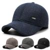 Middle-Aged Cap Autumn Winter Ear Protection Cap Thick Windproof Baseball Cap Cotton Cap