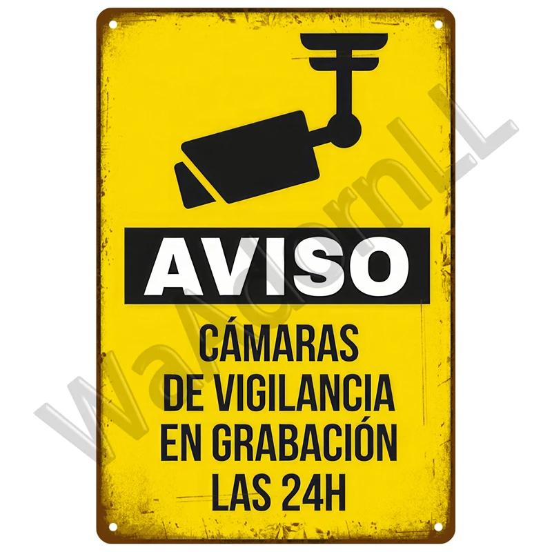Retro Caution Metal Sign for Bar Pub Garage Vintage Russian Warning Decor for Home Walls