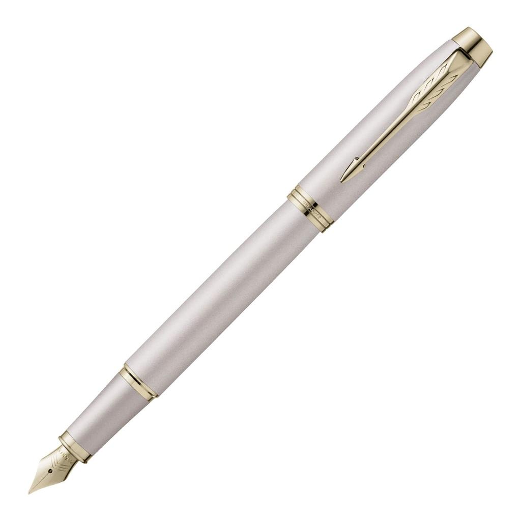 PARKER Fountain Pen IM Monochrome Champagne CHT Fine Point Gift Box Genuine Imported Product 2173271