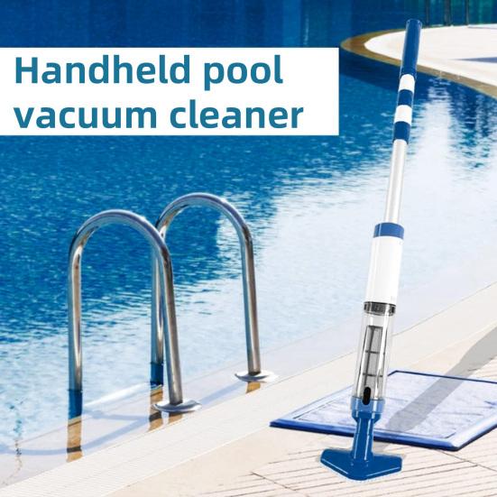 Беспроводной пылесос для бассейна 3-в-1, перезаряжаемый очиститель для бассейна, ручной пылесос для бассейна для спа, гидромассажных ванн, небольших бассейнов, для удаления песка и мусора