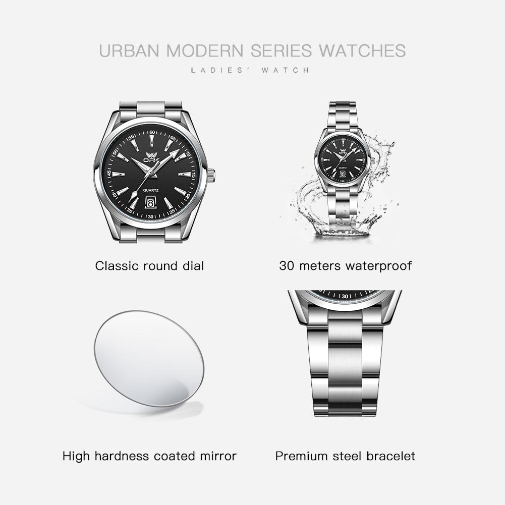 OPK Brand Watch Cross-Border Business Waterproof Single Calendar Quartz Watch Women's 6088